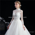 Simple And Neat Light chinese style wedding dress With Lace Sleeves